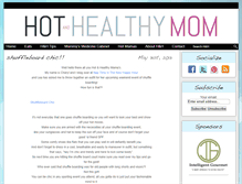 Tablet Screenshot of hotandhealthymom.com
